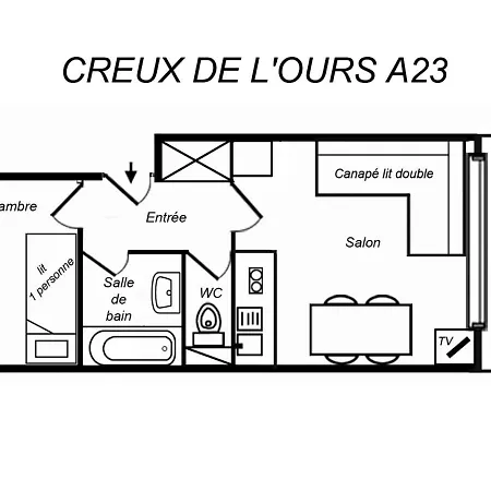 Creux De L'ours A Et B Apartment
